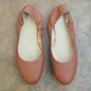 J Crew leather flats.